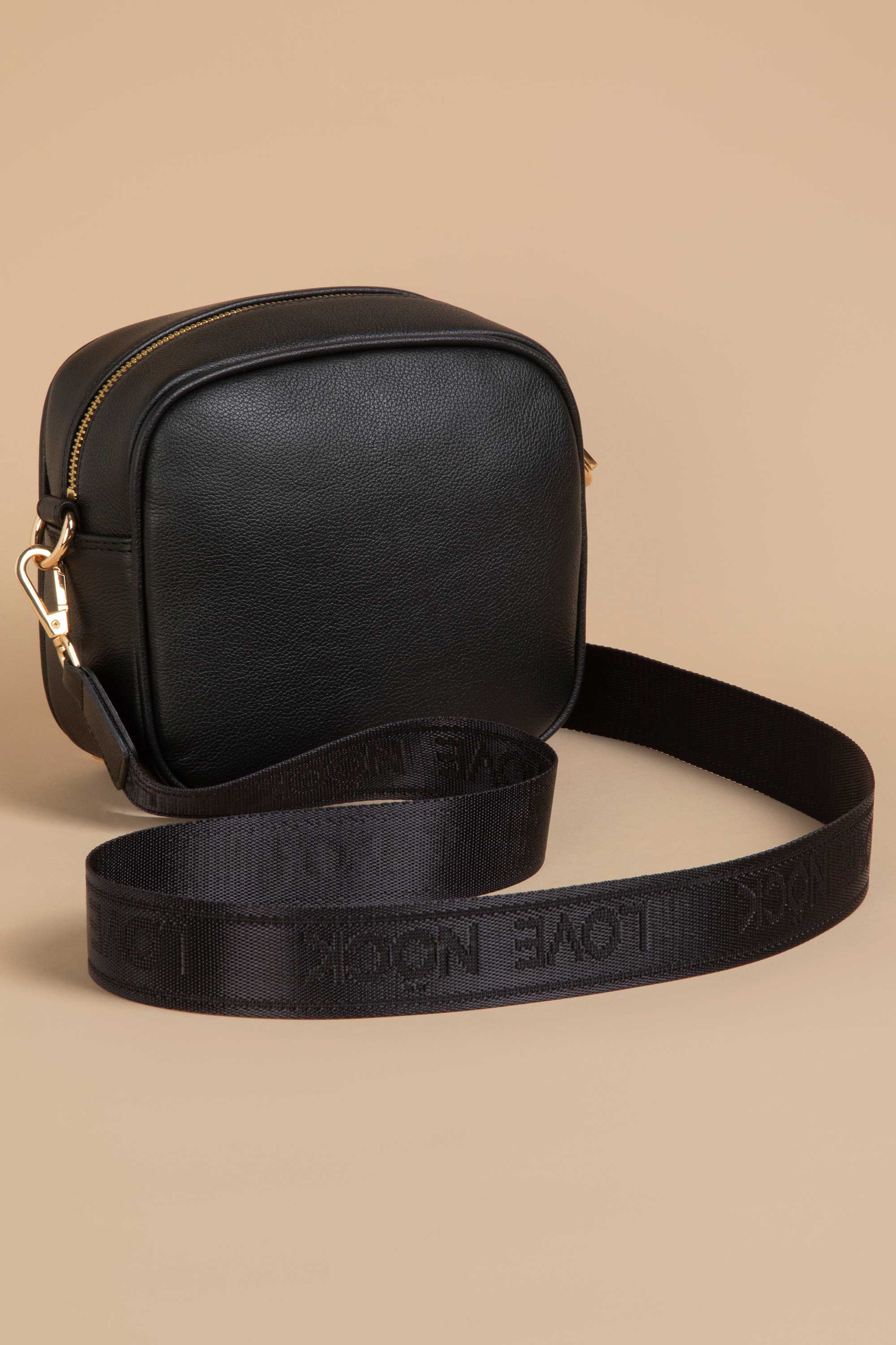 Alaia Crossbody Bag Black Leather Straps – LOVENÖCK US