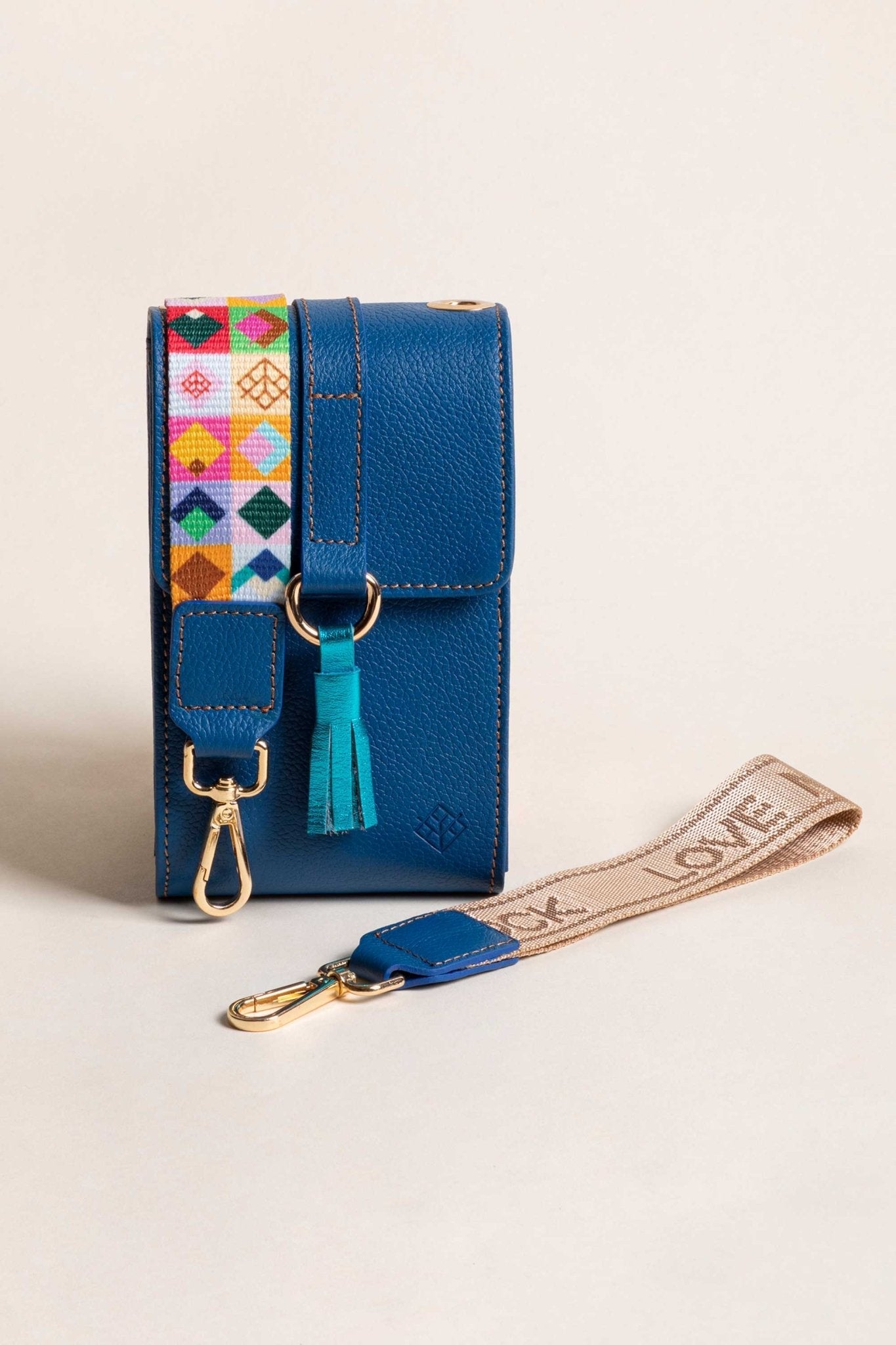 Crossbody Celular Azul - Correa + pulsera - LOVENOCK