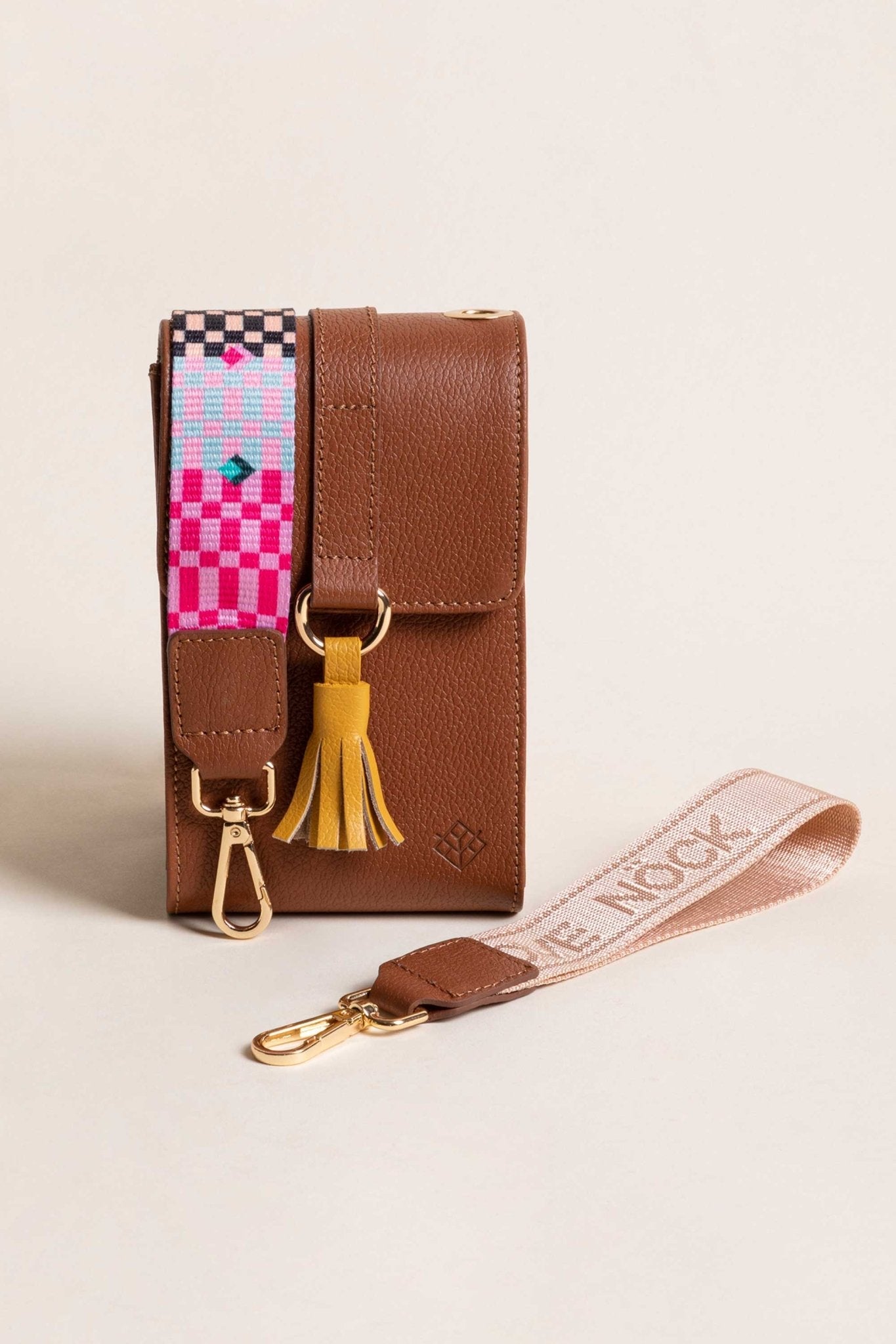 Crossbody Celular Canela - Correa + pulsera - LOVENOCK