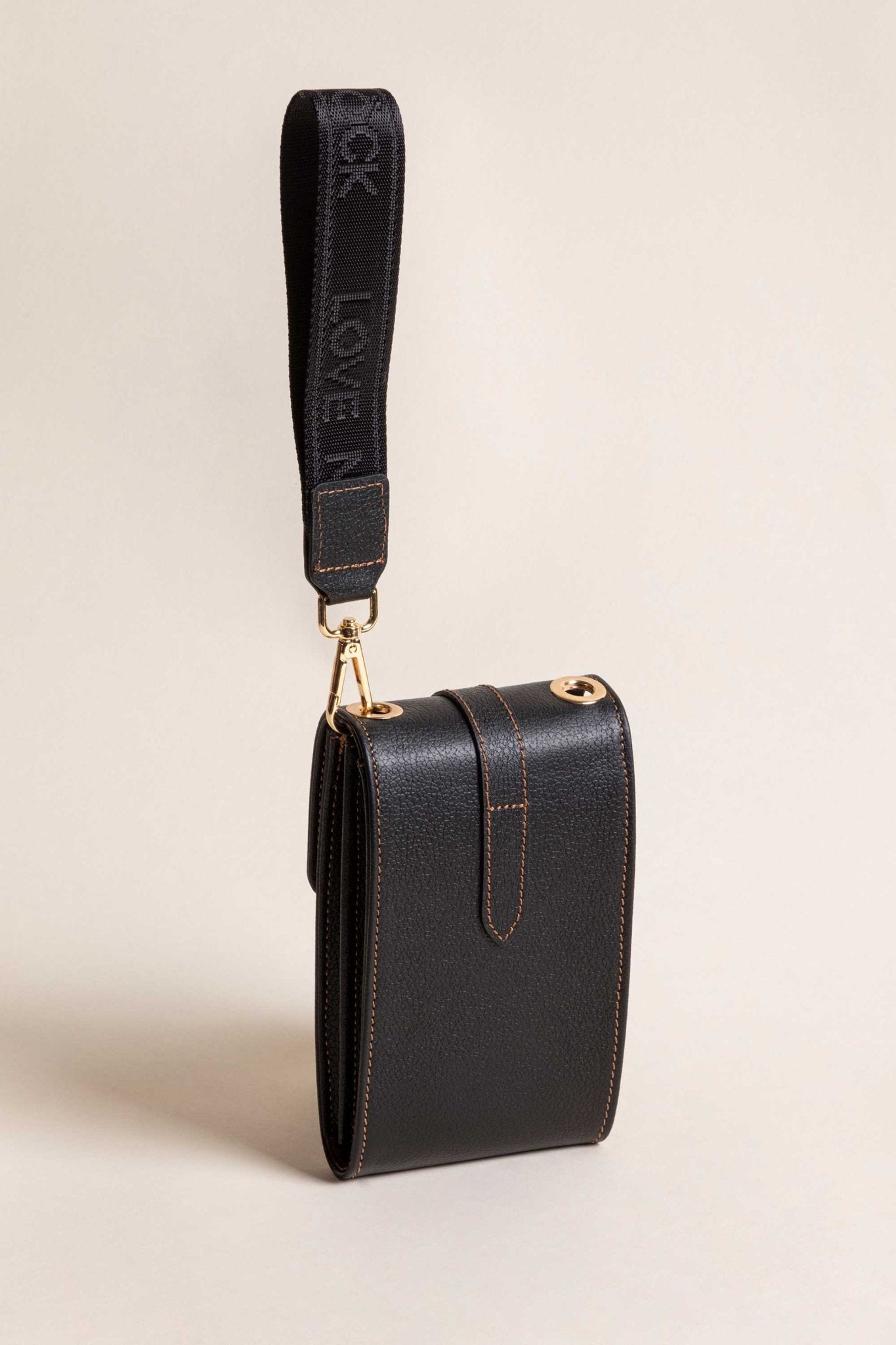 Crossbody Celular Negro - Correa + pulsera - LOVENOCK