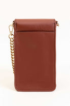 Crossbody Esencial Celular Canela - Doble Correa - LOVENOCK