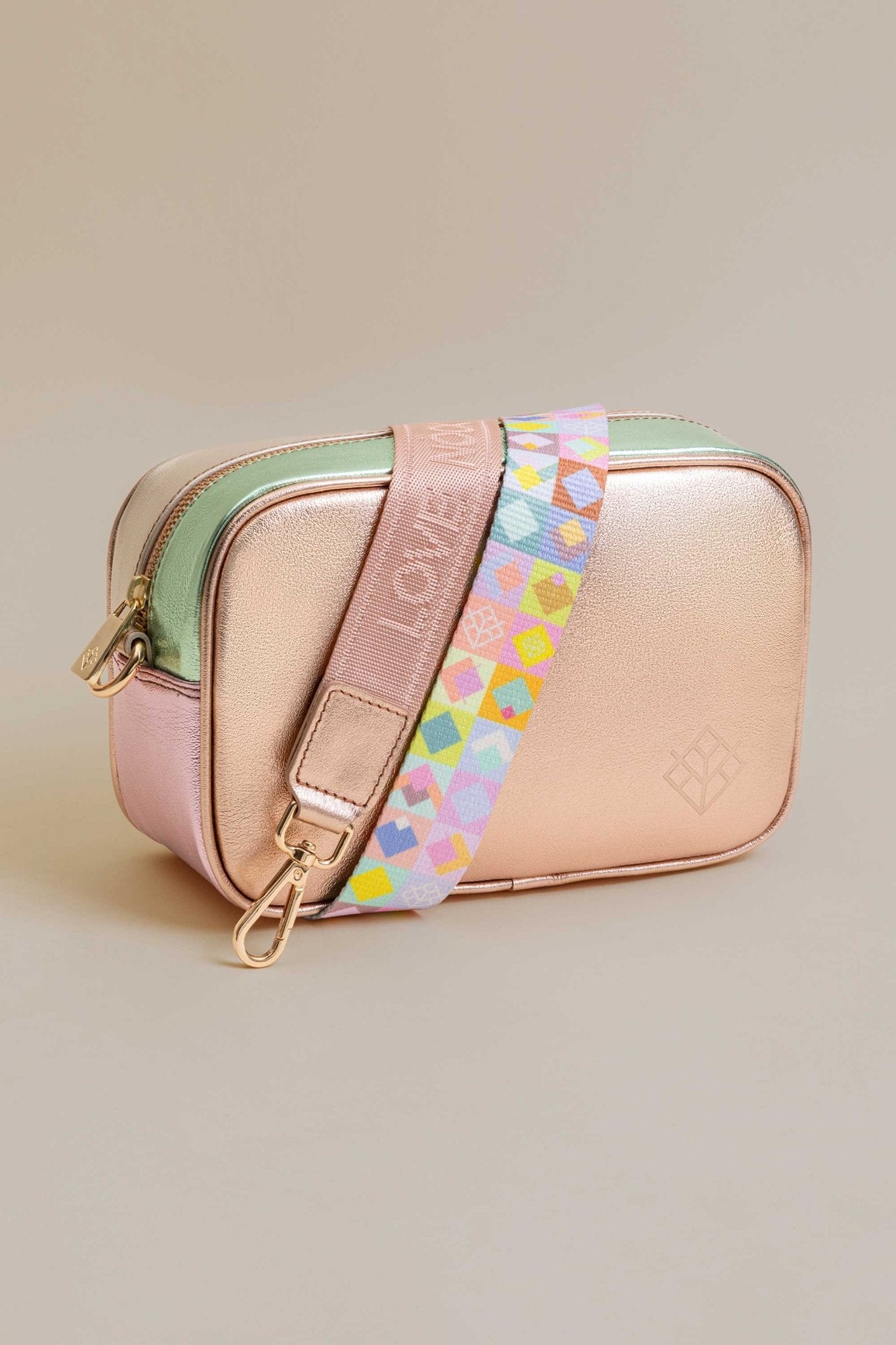 Crossbody Tulum Rainbow Bon bon - Doble Correa - LOVENOCK