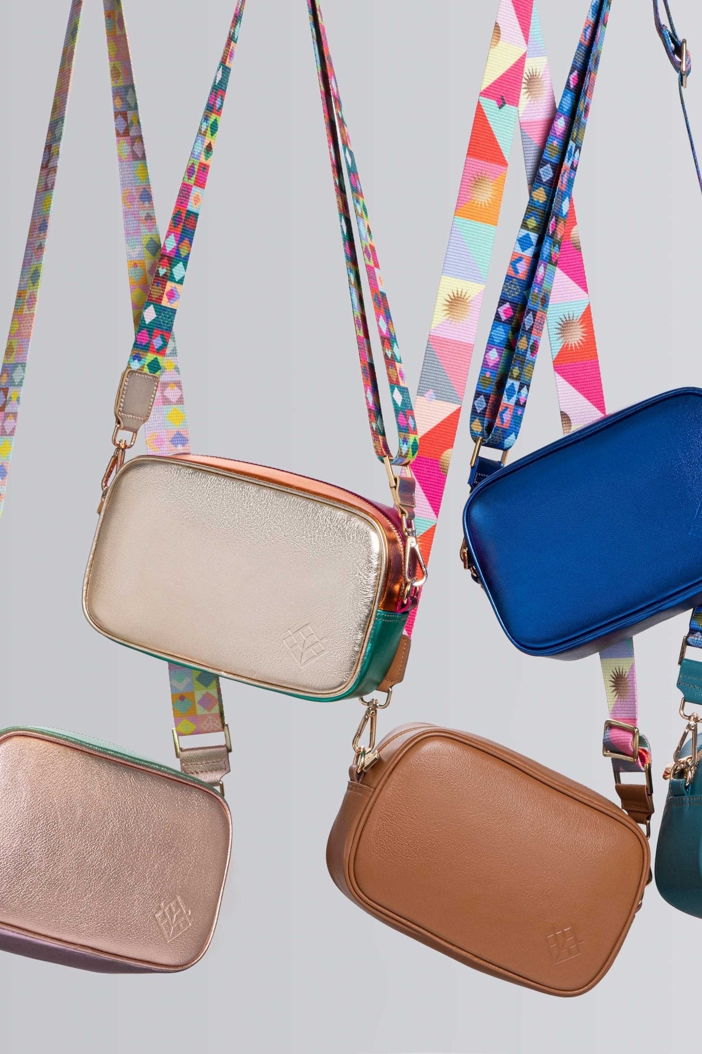 Crossbody Tulum Rainbow Bon bon - Doble Correa - LOVENOCK