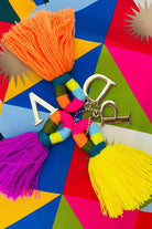 Personaliza tu Bolso - Charm con Inicial Metálica - Azul - LOVENOCK